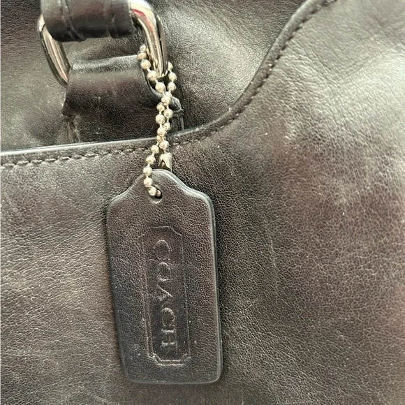 Coach Black Leather Satchel - Picture 14 of 16